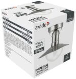 Avide Εξωτερικό Φωτιστικό Οροφής Imperial 1xE27 IP44 Ανοξείδωτο Ατσάλι - Image 3