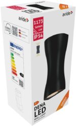 Avide Εξωτερικό Φωτιστικό Τοίχου Dena LED 12W Λευκό 4000K IP54 - Image 2