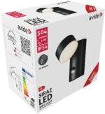 Avide Εξωτερικό Φωτιστικό Τοίχου Siraz LED 12W με motion Αισθητήρας Κίνησης Θερμό 3000K IP54 - Image 2