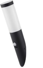 Avide Φωτιστικό τοίχου εξωτερικού χώρου Boca 1xE27 PIR IP44 Μαύρο