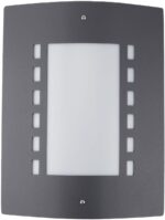 Avide Εξωτερικό Φωτιστικό Τοίχου Monterey 1xE27 IP44 Ανθρακί