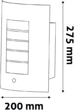 Avide Εξωτερικό Φωτιστικό Τοίχου Morro 1xE27 IP44 Ανθρακί με Φωτοκύτταρο - Image 3