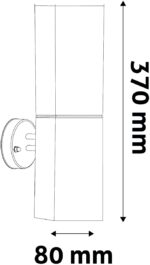 Avide Εξωτερικό Φωτιστικό Τοίχου Panama 1xE27 IP44 Σατέν Νίκελ Φωτοκύτταρο - Image 3