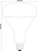 Avide Λάμπα Υπερύθρων E27 100W Full Κόκκινο - Image 4