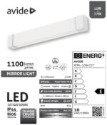 Avide LED Φωτιστικό Καθρέφτη 600mm 10W 1100lm - Image 3