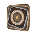 Avide Design Oyster Οροφής Nicole 95W(47,5+47,5) με Τηλεχειριστήριο RF