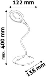 Avide LED Φωτιστικό Γραφείου Minimal Άσπρο 4W - Image 10