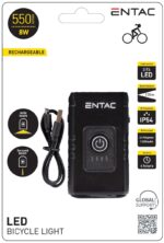 Entac Φακός Ποδηλάτου Αλουμινίου 8W - Image 4