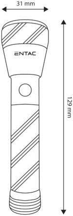 Entac Φακός 1W Αλουμινίου - AA - Image 3