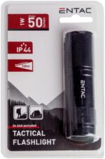 Entac Φακός 1W 9LED ALU Μαύρο 3xAAA
