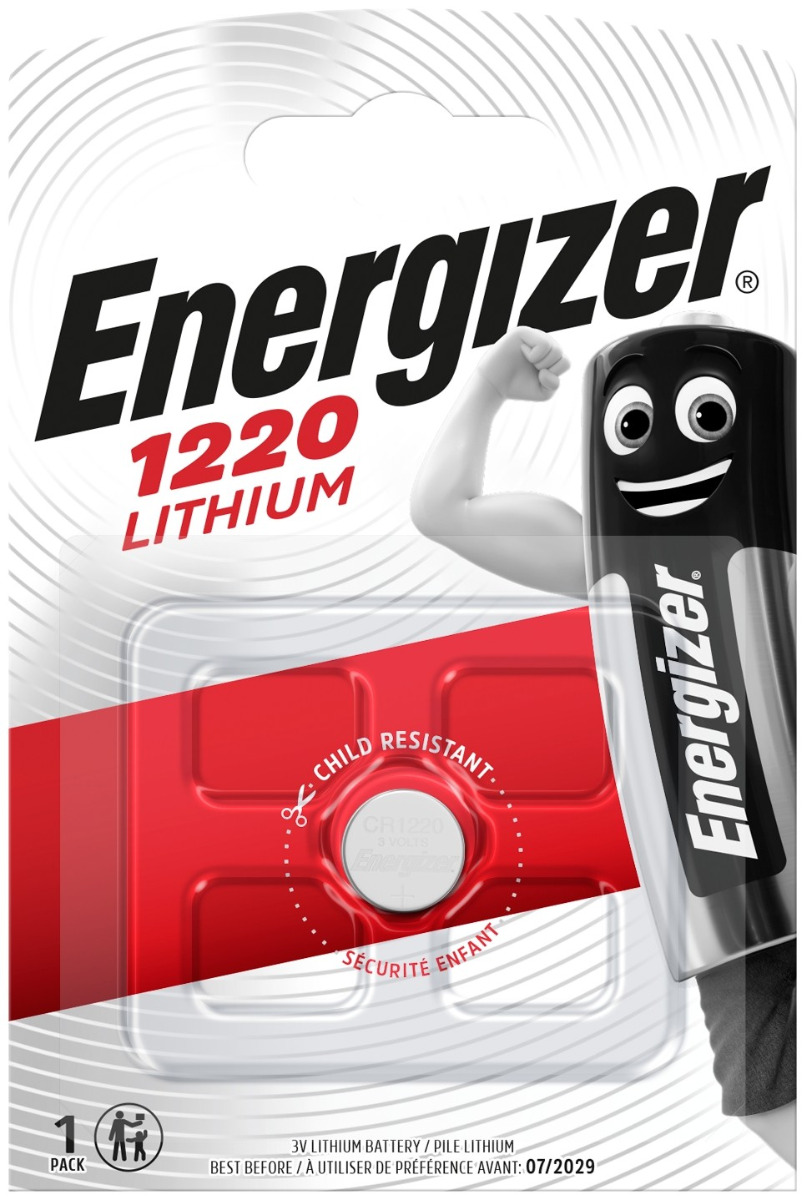 egcr1220_energizer-gombelem-litium-cr1220 Energizer Κουμπί Λιθίου CR1220 - Image 1