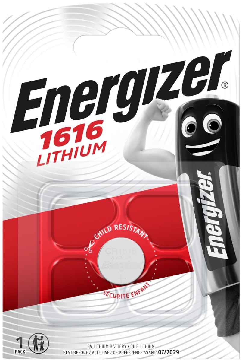 egcr1616_energizer-gombelem-litium-cr1616 Energizer Κουμπί Λιθίου CR1616 - Image 1