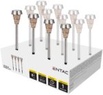 Entac Ηλιακό Κήπου 40cm Ανοξείδωτο ατσάλι με Πολύχρωμο Γυάλινο Μωσαϊκό 1 LED (12τμχ) - Image 2