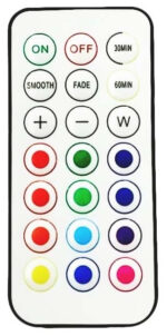 Entac Mini Φορητό Φωτάκι Νυκτός 0,45W RGB RC 6τμχ/σετ - Image 3