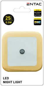 Entac Φωτάκι Νυκτός 0.5W Τετράγωνο Θερμό Πορτοκαλί - Image 3