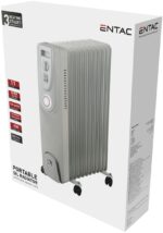 Entac Καλοριφέρ Λαδιού 11 Φέτες 2500W Λευκό με Timer Αντίστροφης Μέτρησης - Image 2
