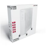 Entac Καλοριφέρ Λαδιού με 13 Φέτες 2500W Λευκό - Image 6