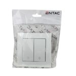 Entac 106+6 Arnold Recessed alternative switch White - Image 4