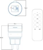 Entac Remote Controlled IP44 Socket Set 2xIP44 Sockets with RC - Image 2