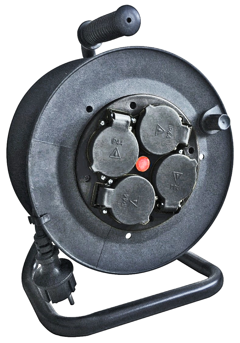 _escr44g4-25_entac-kabeldobos-ip44-hosszabbito-4-foglalat-25m_1 Entac Στροφείο Σούκο 4 Θέσεων Στεγανό IP44 35m - Image 1