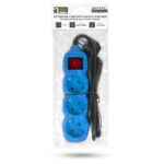 Entac Πολύπριζο 3 Θέσεων Με Διακόπτη 3x1.0mm 1.5m Μπλέ - Image 4