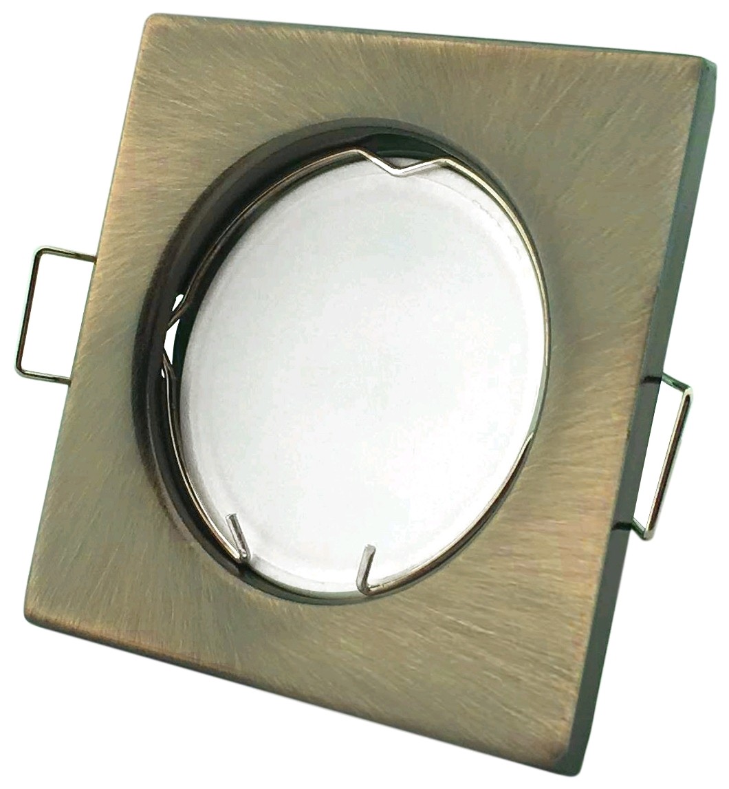 fsc1 Avide GU10 Πλαίσιο Τετράγωνο Χαλκός - Image 1