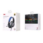 XO GE-09 Static RGB Mic Game Ακουστικά USB+3.5 (με καλώδιο προσαρμογέα) - Image 4