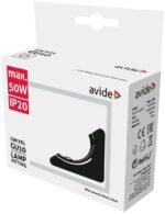 Avide GU10 Πλαίσιο Τετράγωνο Σαγρέ Μαύρο - Image 2