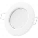 Avide GU10 Πλαίσιο Στρογγυλό Άσπρο - Image 3