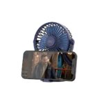 XO MF78 Επιτραπέζιος Ανεμιστήρας 4 ιντσών 1200mAh Μπλέ - Image 2