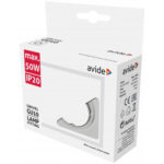 Avide GU10 Πλαίσιο Τετράγωνο Σαγρέ Χρώμιο - Image 2