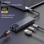 Αντάπτορας 5in1 RJ45 USB3.0x2 PD 4K 60HZ HDTV - Image 5