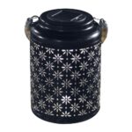 Modee Lighting LED Ηλιακό Φαναράκι Κήπου LT005B (H26x17x17cm) Μαύρο - Image 2