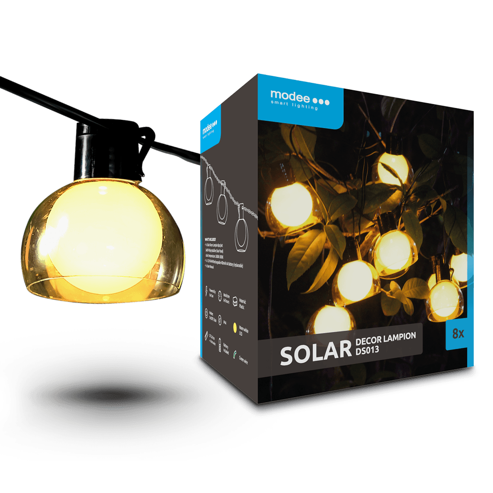 media-1706193058121 Modee Lighting LED Ηλιακή Γιρλάντα 8db 4,4m - Image 1
