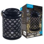 Modee Lighting LED Ηλιακό Φαναράκι Κήπου LT005B (H26x17x17cm) Μαύρο