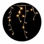 Modee Χριστουγεννιάτικα Φωτάκια LED με Τροφοδοτικό & Δυνατότητα Επέκτασης (200LED/4m/H70cm) Θερμό Λευκό - Image 2