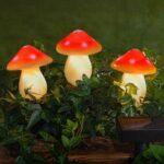 Modee Lighting LED Ηλιακό Διακοσμητικό Φωτιστικό Κήπου Μανιτάρι DS006 (3τμχ) - Image 2