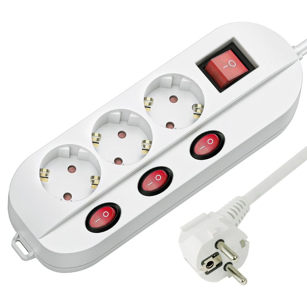 media-1745592498760 Technik Επαγγελματικό Πολύπριζο 3 Θέσεων με Καλώδιο 1,5m (1,5mm2) και 3+1 Διακόπτες 16A - Image 1