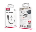 XO NBR197 2 σε 1 Μετατροπέας 3.5mm σε  Ήχου με Μικρόφωνο - Image 5