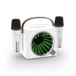 ATC-14 Ασύρματο Ηχείο Καραόκε με 2 Μικρόφωνα RGB