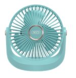 XO MF101 Επιτραπέζιος Ρυθμιζόμενος Ανεμιστήρας 1200mAh Μπλε - Image 2