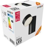 Avide Εξωτερικό Φωτιστικό Τοίχου Siraz LED 12W Λευκό 4000K IP54 - Image 2