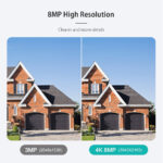 EDUP EH-3264P26 4K 8MP Smart Camera IP66 Outdoor Auto Tracking Two Way Audio Night Vision - Image 4