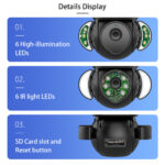 EDUP EH-3264P26 4K 8MP Smart Camera IP66 Outdoor Auto Tracking Two Way Audio Night Vision - Image 13
