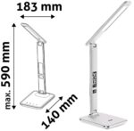 Avide Φωτιστικό Γραφείου LED δερμάτινο με ημερολόγιο 6W Λευκό - Image 5