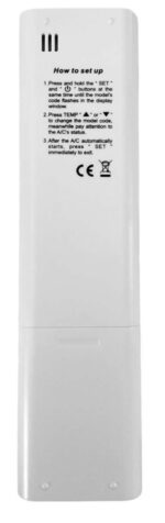 Τηλεχειριστήριο για Universal Κλιματισμού K-2098E - Image 4