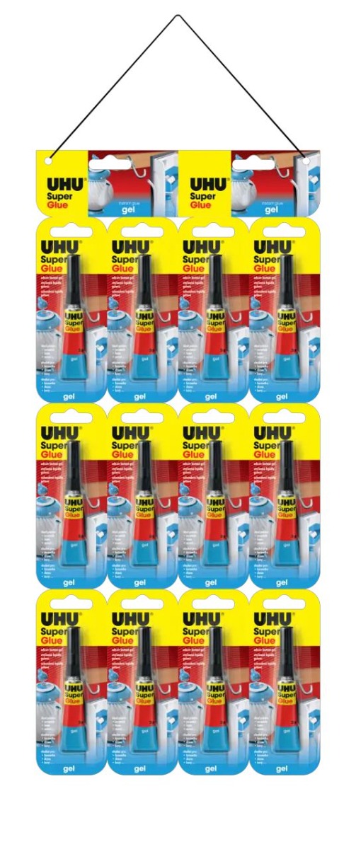 __viber_2025-09-15_16-30-42-738 UHU Superglue Κόλλα Gel Jumbo 2g B12 (12τμχ) - Image 1