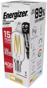 Energizer BEC LED Filament Λάμπα Απορροφητήρα 4W E14 420lm 3000K Θερμό Λευκό