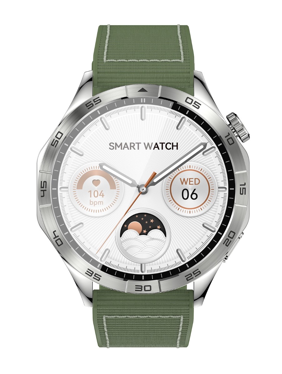 watch4_02_-_ XO Watch4 AMOLED Smart Αθλητικό Ρολόι Κλήσεων Πράσινο - Image 1
