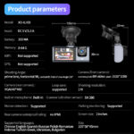 XO XJ03 Εμπρός και πίσω διπλή βιντεοκάμερα 1080 HD - Image 7